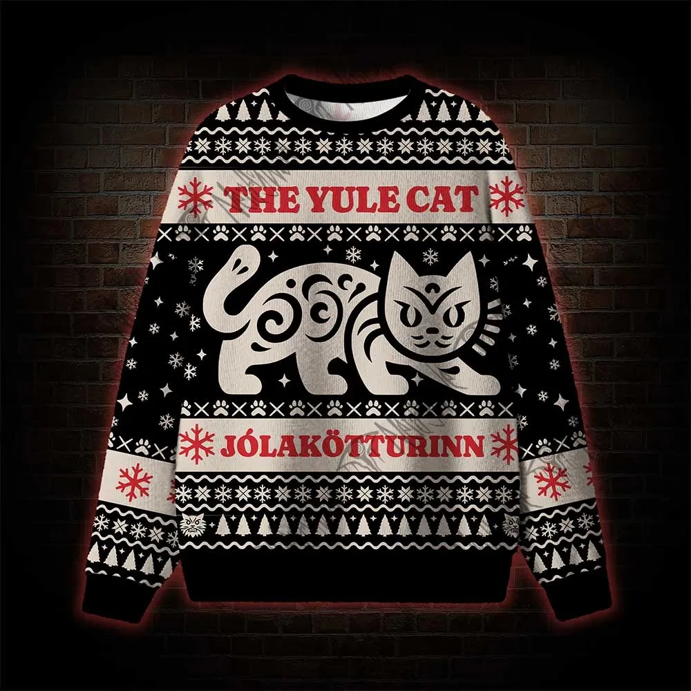 Толстовки The Yule Cat Joleotturinn Ungly, унисекс, новое поступление 2026, стильные свитера, осенне-зимний стиль, мужская одежда
Толстовки The Yule Cat Joleotturinn Ungly, унисекс, новое поступление 2026, стильные свитера, осенне-зимний стиль, мужская одежда