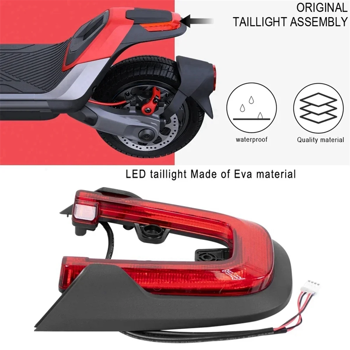 M53K_Задний фонарь для Segway-Ninebot P65 P65U P65A P65E P65D 
M53K_Задний фонарь для Segway-Ninebot P65 P65U P65A P65E P65D