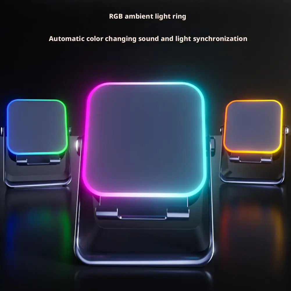 Auto-induction Wireless Induction Speaker Dual Mode Speaker Portable Bluetooth Sound Quality Enhance RGB Ambient Light F1B8
Auto-induction Wireless Induction Speaker Dual Mode Speaker Portable Bluetooth Sound Quality Enhance RGB Ambient Light F1B8