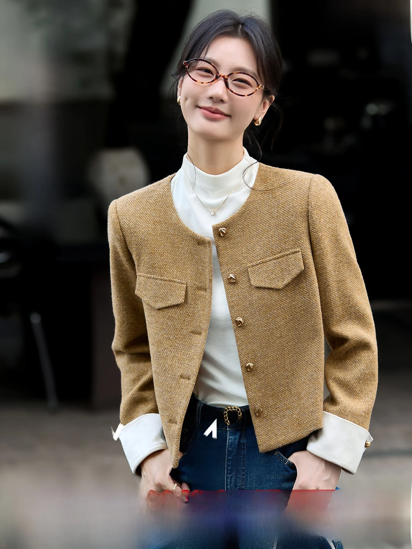 Vimly Woolen ort Coat round Ne Fem Faion oulder Level Winter Outerwear Thiened Long Sve Commute Sle
Vimly Woolen ort Coat round Ne Fem Faion oulder Level Winter Outerwear Thiened Long Sve Commute Sle