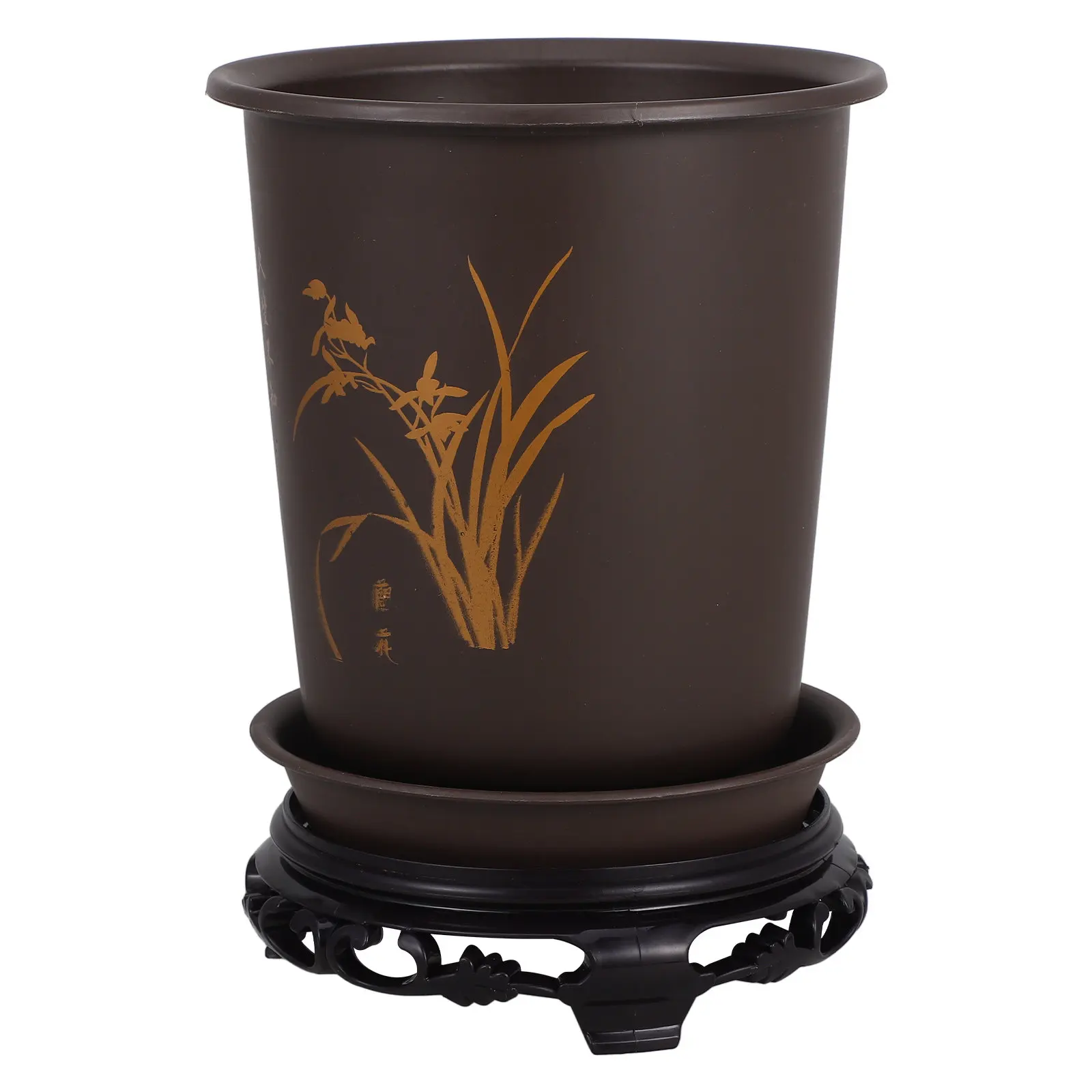 1Set Orchid Pot and Tray Set ABS Plastic Rounded Plant Container Lightweight Indoor Flower Nursery Pot for Succulents Bonsai
1Set Orchid Pot and Tray Set ABS Plastic Rounded Plant Container Lightweight Indoor Flower Nursery Pot for Succulents Bonsai