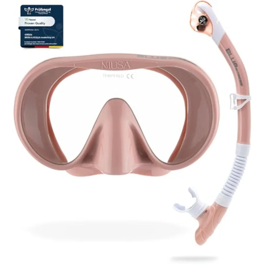 Adult wide view single lens comfortable snorkeling mask dry snorkel for beach and ocean use silicone material black with blue a
Adult wide view single lens comfortable snorkeling mask dry snorkel for beach and ocean use silicone material black with blue a