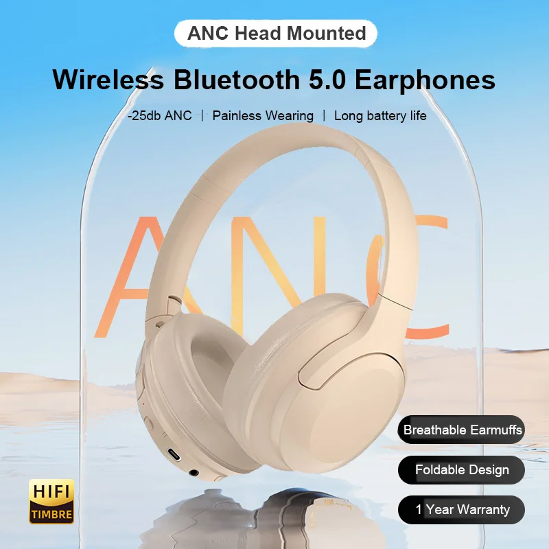 Bluetooth 5.4 Foldable Headset 40mm Hifi Call Noise Cancellation 400mah Type-C Rechargeable Earphones For Laptop PC Computer
Bluetooth 5.4 Foldable Headset 40mm Hifi Call Noise Cancellation 400mah Type-C Rechargeable Earphones For Laptop PC Computer