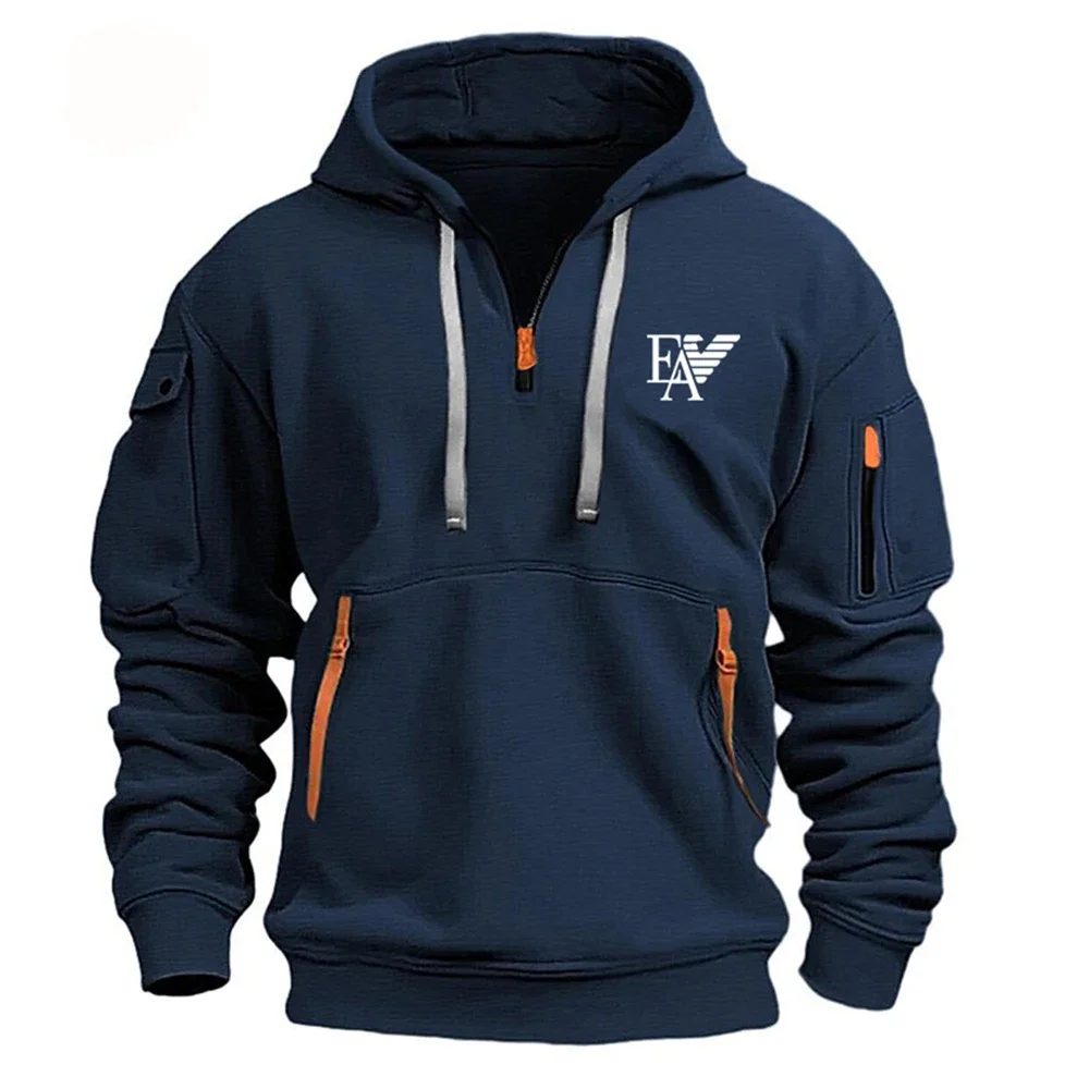 2024 Autumn/winter new men's hoodie casual thickened multi-pocket zipper hoodie digital print loose European-size casual sports
2024 Autumn/winter new men's hoodie casual thickened multi-pocket zipper hoodie digital print loose European-size casual sports