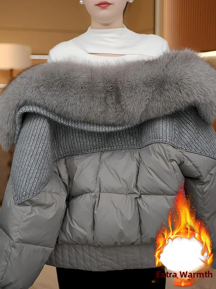 Ele Thiened Cotton Jaet Women's Winter Faionable Warm Sli Non-Bulky Outerwear Korean Sle Long Sve Collar
Ele Thiened Cotton Jaet Women's Winter Faionable Warm Sli Non-Bulky Outerwear Korean Sle Long Sve Collar