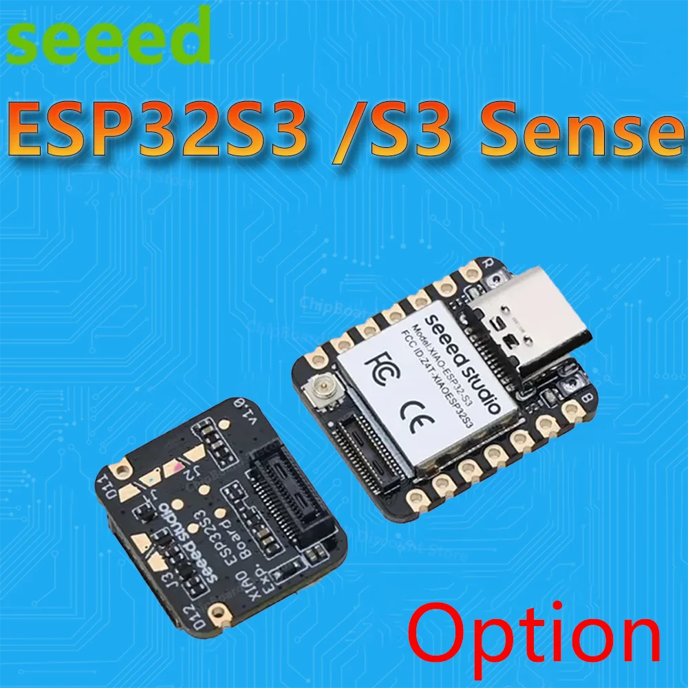 XIAO ESP32S3 / ESP32S3 Sense 2.4GHz WiFi BLE Mesh 5.0 8MB OV2640 Camera Sensor Module Board for Arduino for Seeeduino