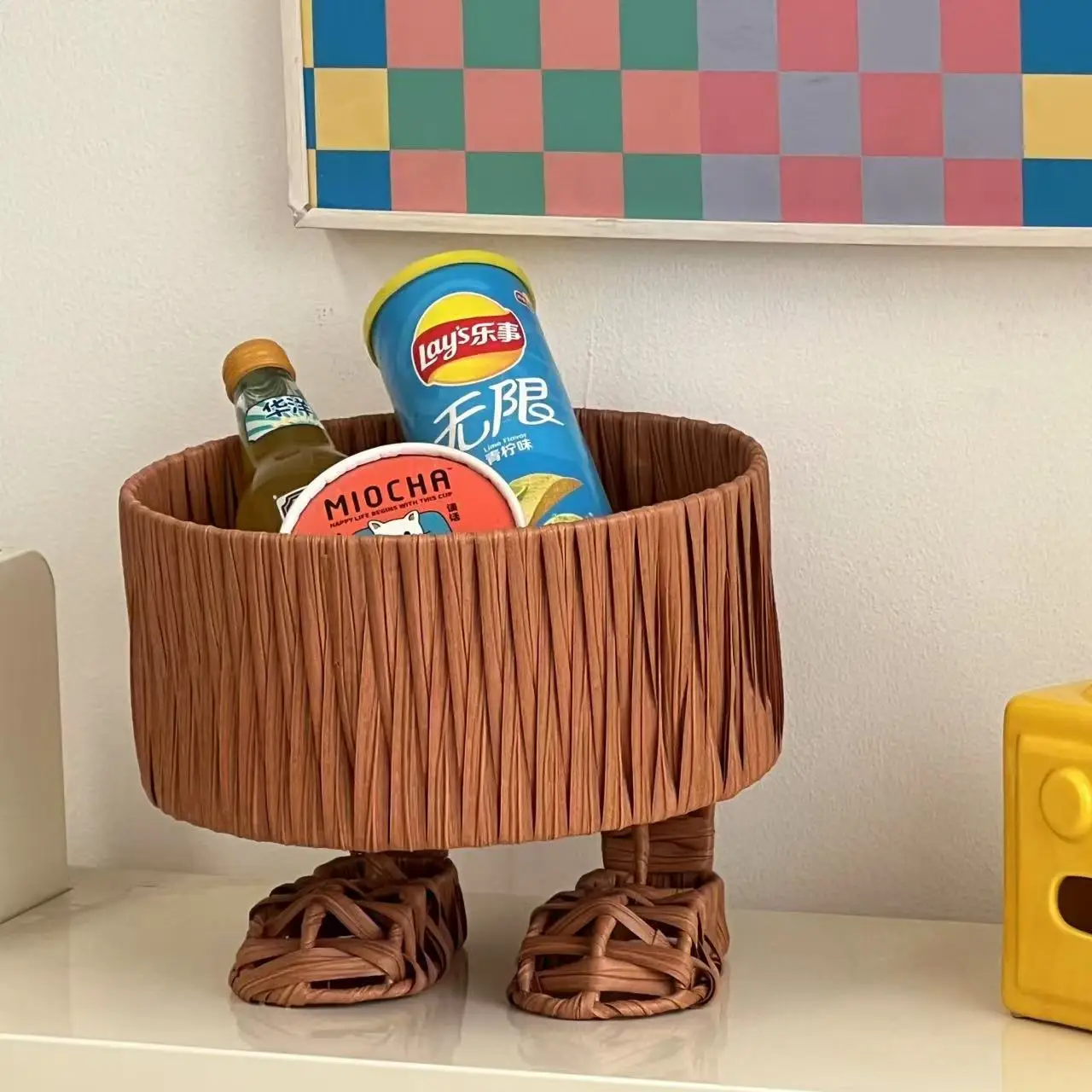 Корзина для фруктов из ротанга, бытовая корзина для хранения еды в гостиную, чайный столик, корзина для хранения еды, Входное хранение
Корзина для фруктов из ротанга, бытовая корзина для хранения еды в гостиную, чайный столик, корзина для хранения еды, Входное хранение