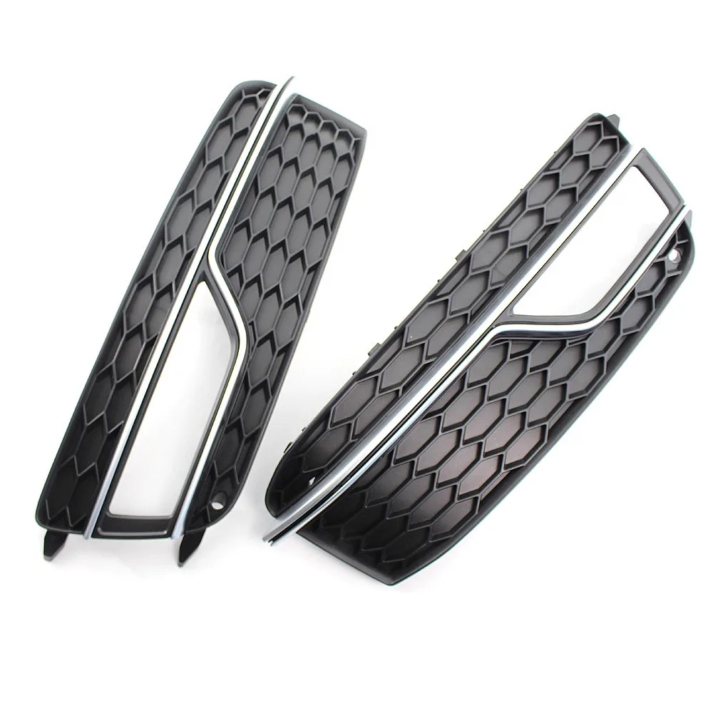 Fog Light Frame Front Bumper Grille Lower Mesh For i A5 S5 S-Line 13-16
Fog Light Frame Front Bumper Grille Lower Mesh For i A5 S5 S-Line 13-16