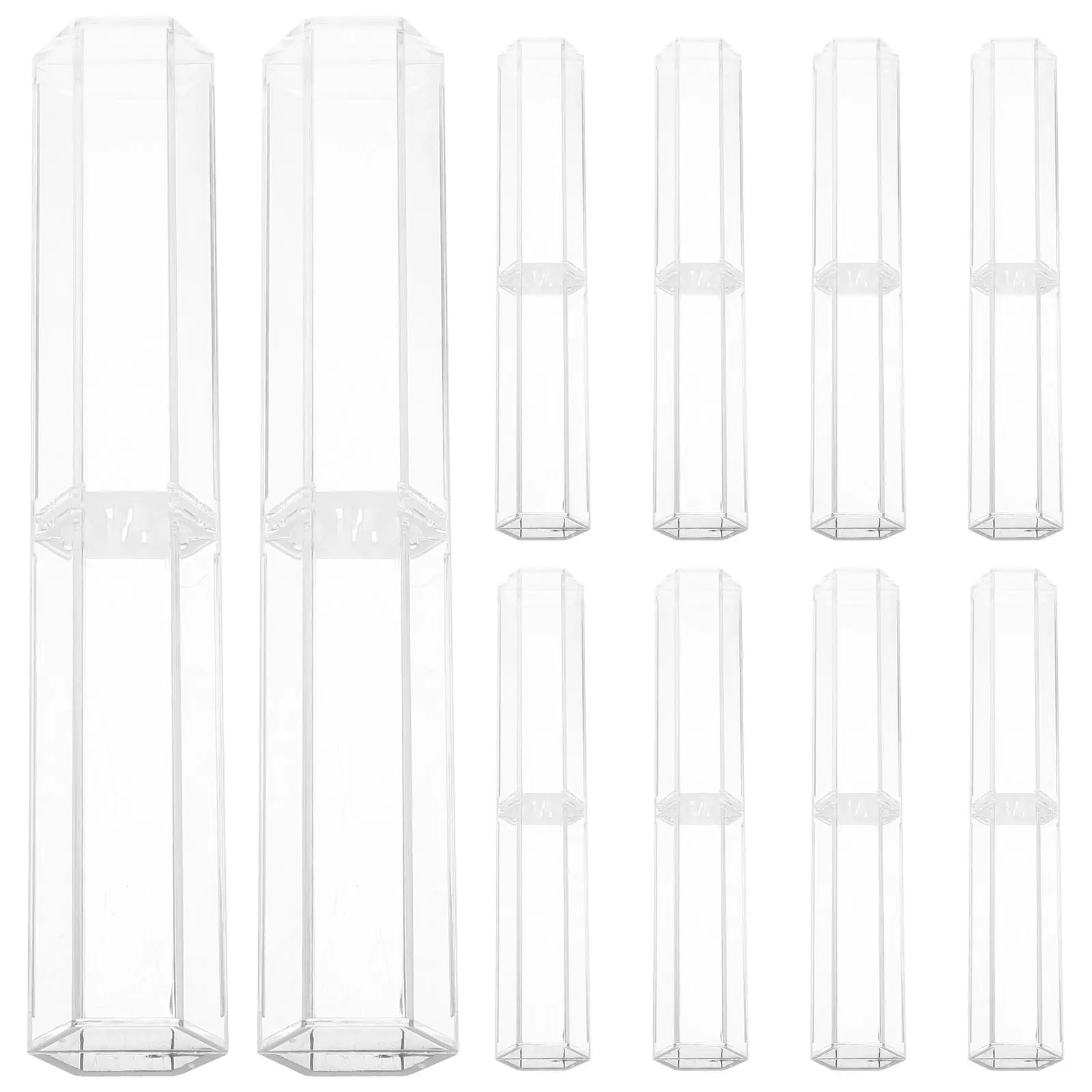 10 Pcs Special Transparent Pencil Case Storage Tube Skin Care Plastic Container Office
10 Pcs Special Transparent Pencil Case Storage Tube Skin Care Plastic Container Office