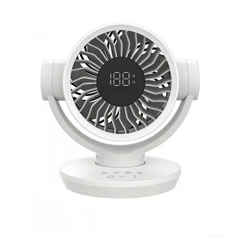 New Desktop Fan Touch Screen Remote Stepless Speed Silent Digital Display Auto Swing Circulation Small Cooling Household Fan
New Desktop Fan Touch Screen Remote Stepless Speed Silent Digital Display Auto Swing Circulation Small Cooling Household Fan