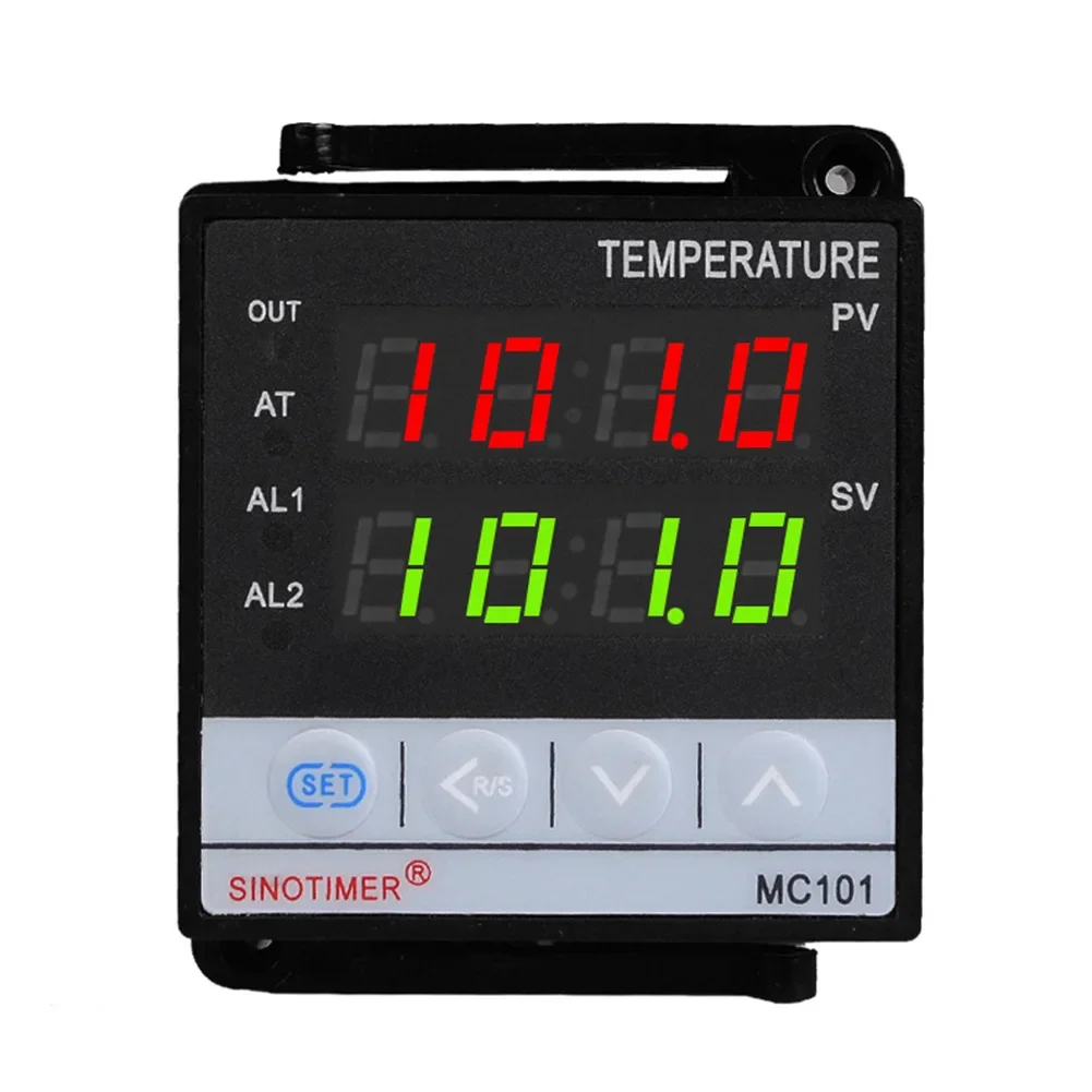 Digital PID Temperature Controller MC101 for Precise Thermoregulation Supports 10 Types of Thermocouples with 4 Digit Display
Digital PID Temperature Controller MC101 for Precise Thermoregulation Supports 10 Types of Thermocouples with 4 Digit Display