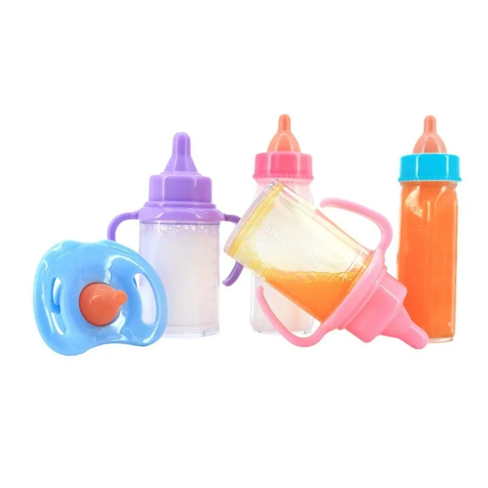 Large size Baby Doll Feeding Bottle Set Baby Care Toy Stroller 2pcs Milk And Juice Bottles With Toy Pacifier For Baby Dolls
Large size Baby Doll Feeding Bottle Set Baby Care Toy Stroller 2pcs Milk And Juice Bottles With Toy Pacifier For Baby Dolls