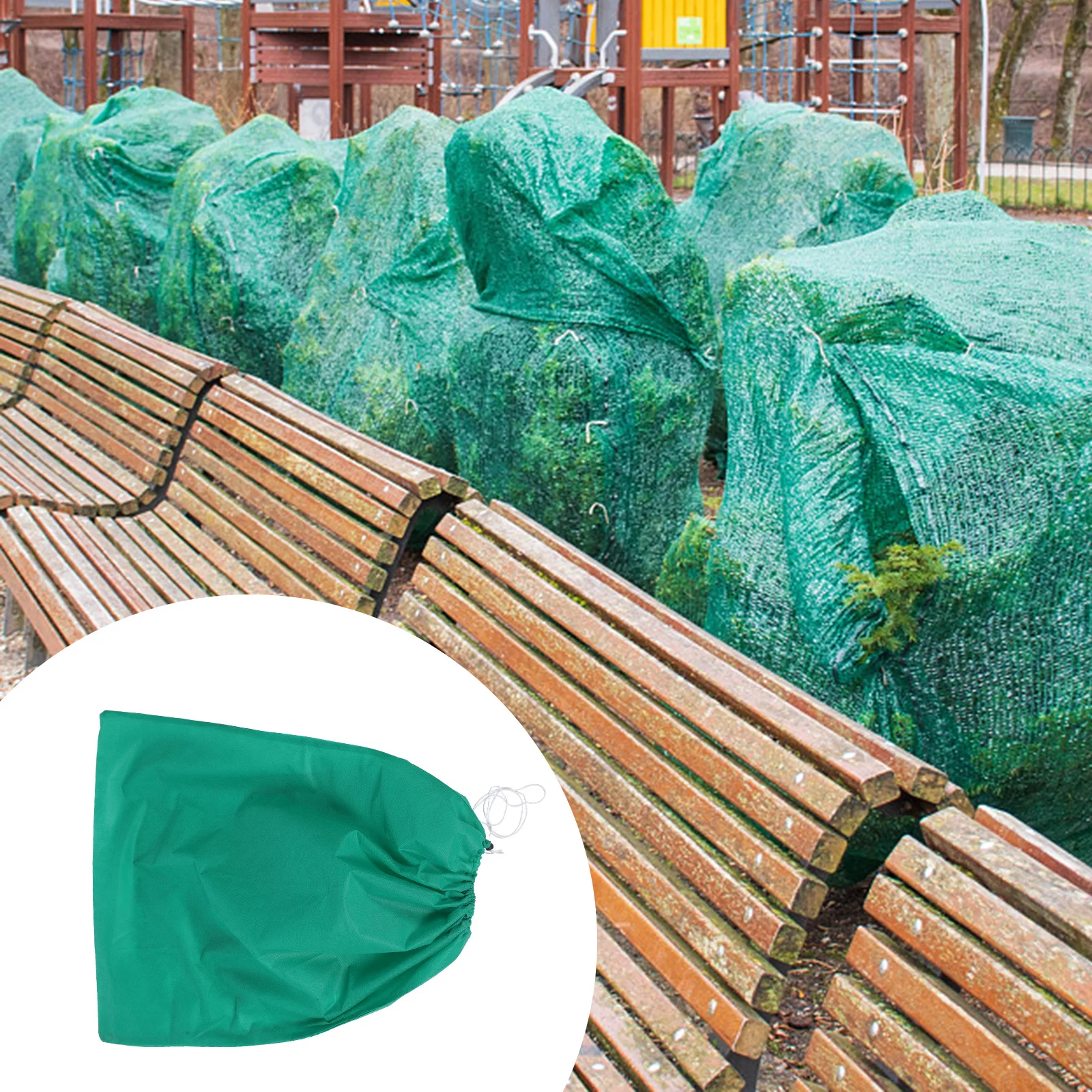 Non-Woven Winter Plant Cover Drawstring Frost Protection Bag Durable Frost Proof Outdoor Plant Protection Bag Winter Shrub Cover 
Non-Woven Winter Plant Cover Drawstring Frost Protection Bag Durable Frost Proof Outdoor Plant Protection Bag Winter Shrub Cover