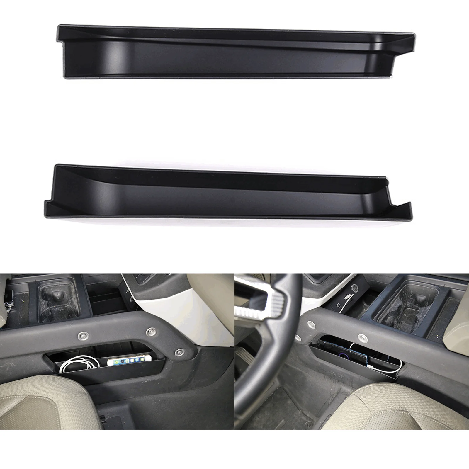 Black ABS Central Control Side Storage Box L*R Tray Trim For Land Rover Defender 20-22
Black ABS Central Control Side Storage Box L*R Tray Trim For Land Rover Defender 20-22