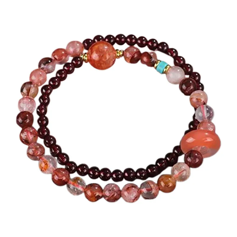 Double Layer Aquamarine Amethyst Peace Buckle Beaded Bracelets for Women with Morganite Strawberry Crystal Jewelry Gifts
Double Layer Aquamarine Amethyst Peace Buckle Beaded Bracelets for Women with Morganite Strawberry Crystal Jewelry Gifts