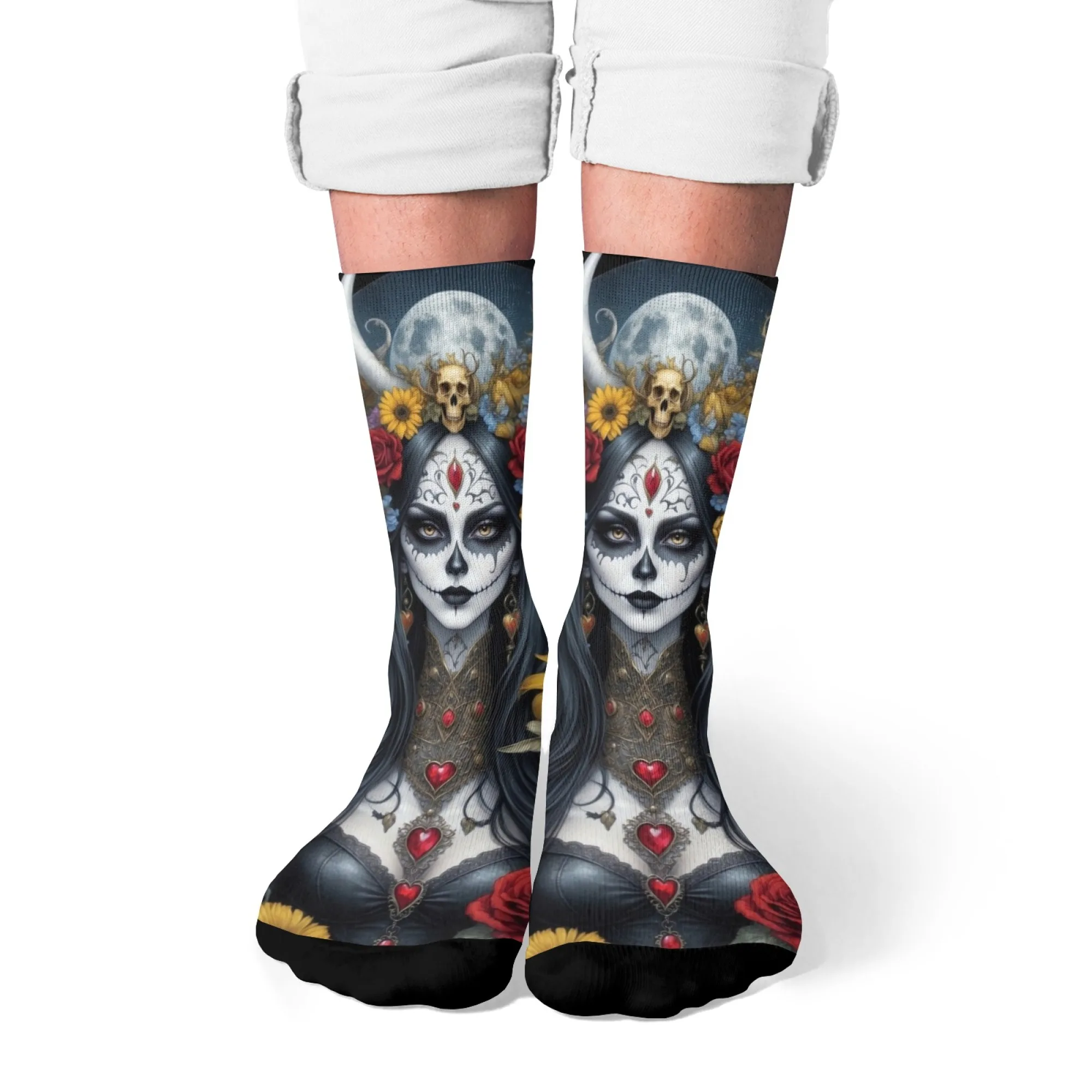 Новинка на тему Дня мертвых, забавные носки, носки с цветочным черепом в стиле ретро, унисекс, сумасшедшие вечерние уличные носки в стиле хип-хоп, индивидуальные трендовые носки
Новинка на тему Дня мертвых, забавные носки, носки с цветочным черепом в стиле ретро, унисекс, сумасшедшие вечерние уличные носки в стиле хип-хоп, индивидуальные трендовые носки