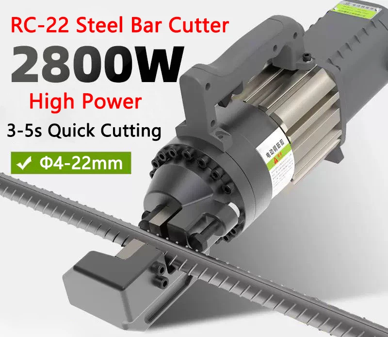 Handheld Electric Hydraulic Steel bar Cutter RC-22 Portable Steel bar Cutting Machine Hydraulic Scissors Cutting pliers
Handheld Electric Hydraulic Steel bar Cutter RC-22 Portable Steel bar Cutting Machine Hydraulic Scissors Cutting pliers