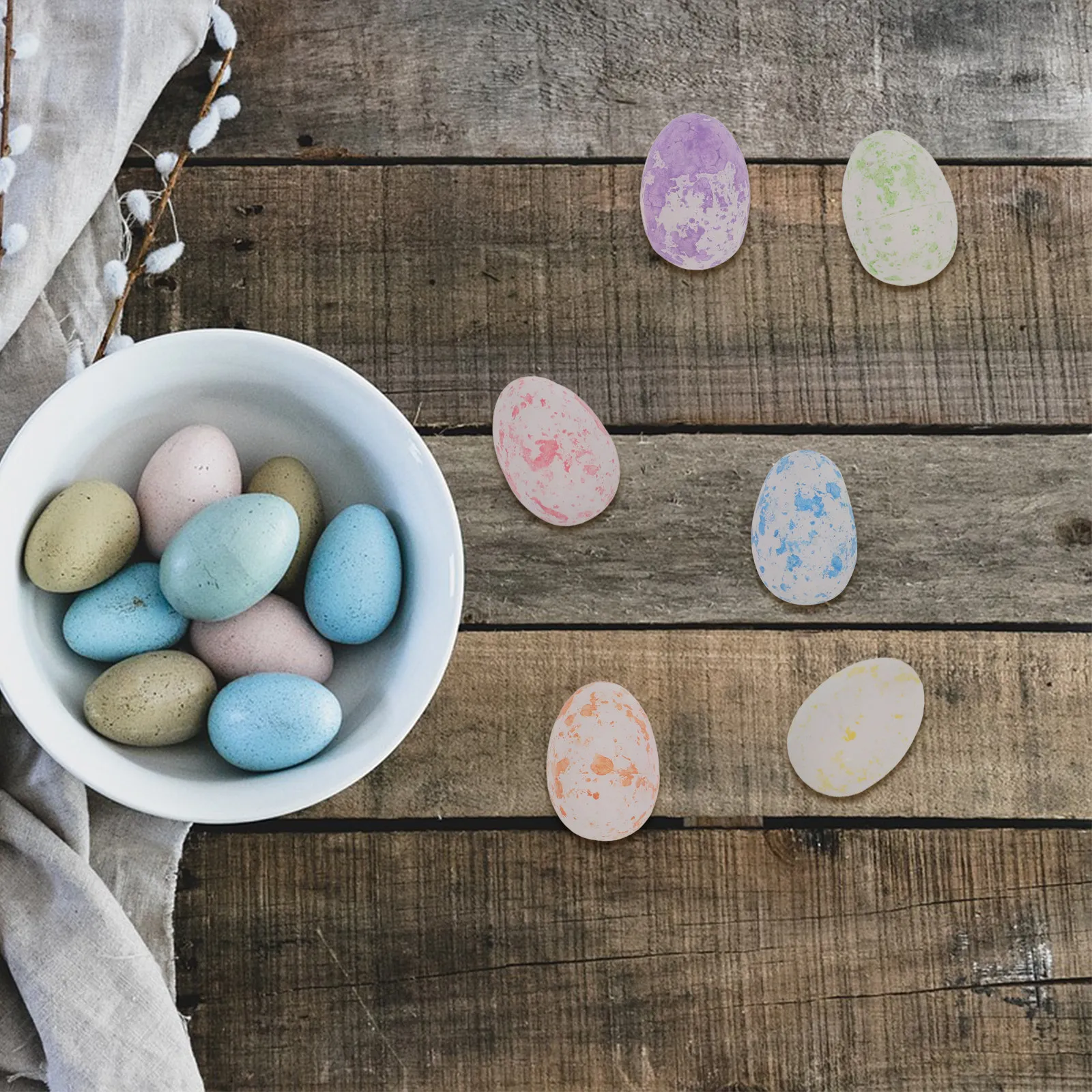 40Pcs Easter Egg Set Colorful Spotted Foam Mini Decorations Creative Ornaments for Party Home School DIY Craft Festival
40Pcs Easter Egg Set Colorful Spotted Foam Mini Decorations Creative Ornaments for Party Home School DIY Craft Festival