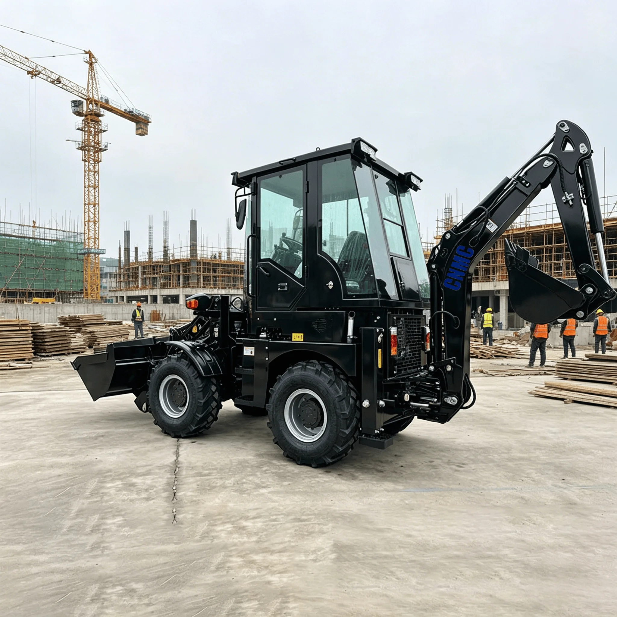 CN 10-15 Backhoe Loader Multifunctional 4x4 Wheel Excavator Loader Digger Two-End Operation EPA CE Certified Garden Farm Use
CN 10-15 Backhoe Loader Multifunctional 4x4 Wheel Excavator Loader Digger Two-End Operation EPA CE Certified Garden Farm Use