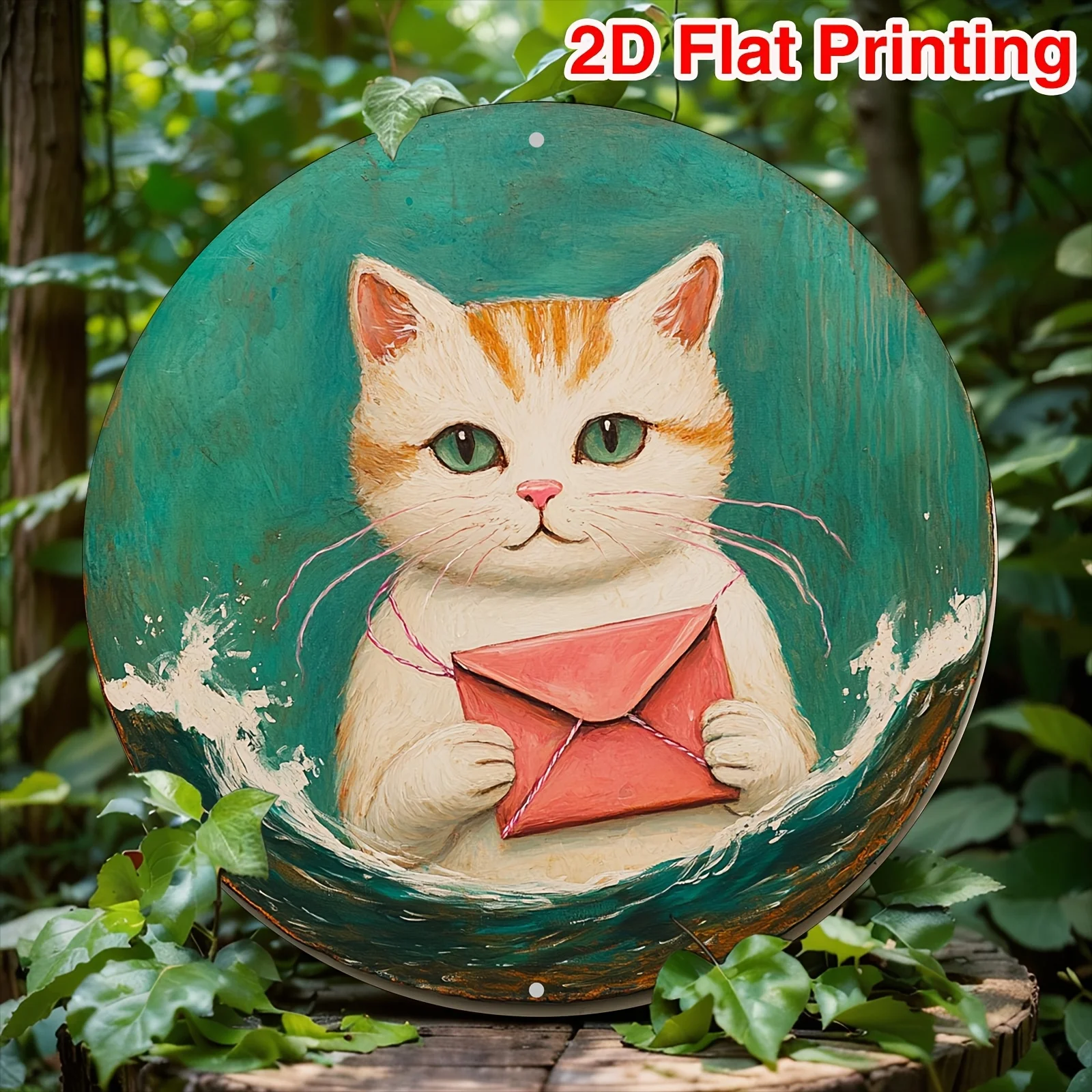 Whimsical Orange Cat & Red Envelope 2D Aluminum Wall Sign – Vintage Teal Waves Design, Durable Home Decor For Living Room, Bedr
Whimsical Orange Cat & Red Envelope 2D Aluminum Wall Sign – Vintage Teal Waves Design, Durable Home Decor For Living Room, Bedr