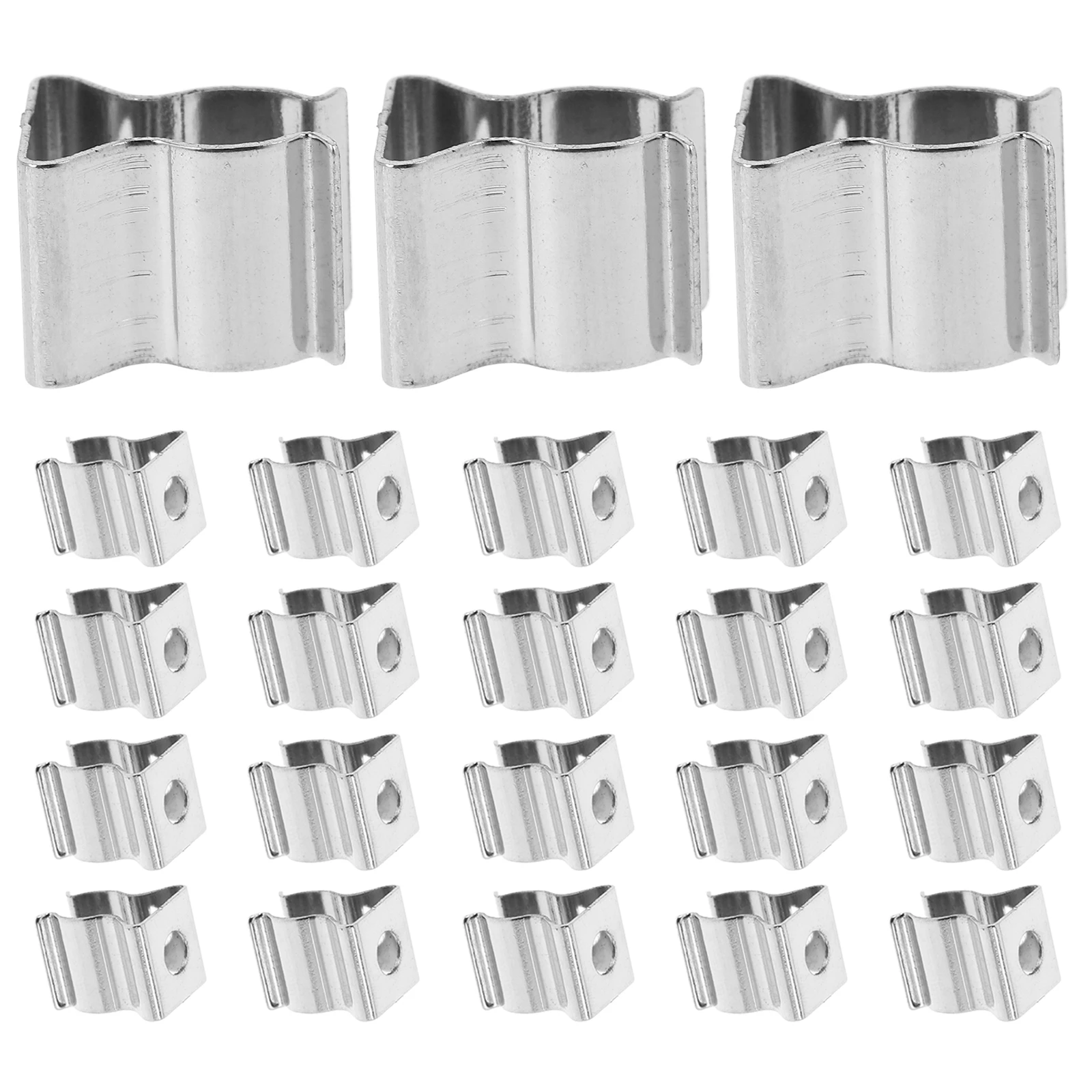 20pcs Stainless Steel Pipe Holders Tube Fixing Clips Round Clamp Circlip Household Industrial Use Easy Installation
20pcs Stainless Steel Pipe Holders Tube Fixing Clips Round Clamp Circlip Household Industrial Use Easy Installation