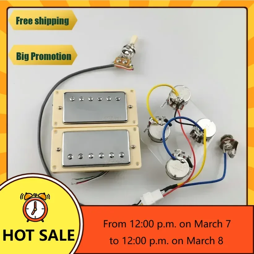 HX---brand new-4C with Wiring Harness Wilkinson Ainico5 Humbucker Pickups Suitable for LP Standard Guitar
HX---brand new-4C with Wiring Harness Wilkinson Ainico5 Humbucker Pickups Suitable for LP Standard Guitar