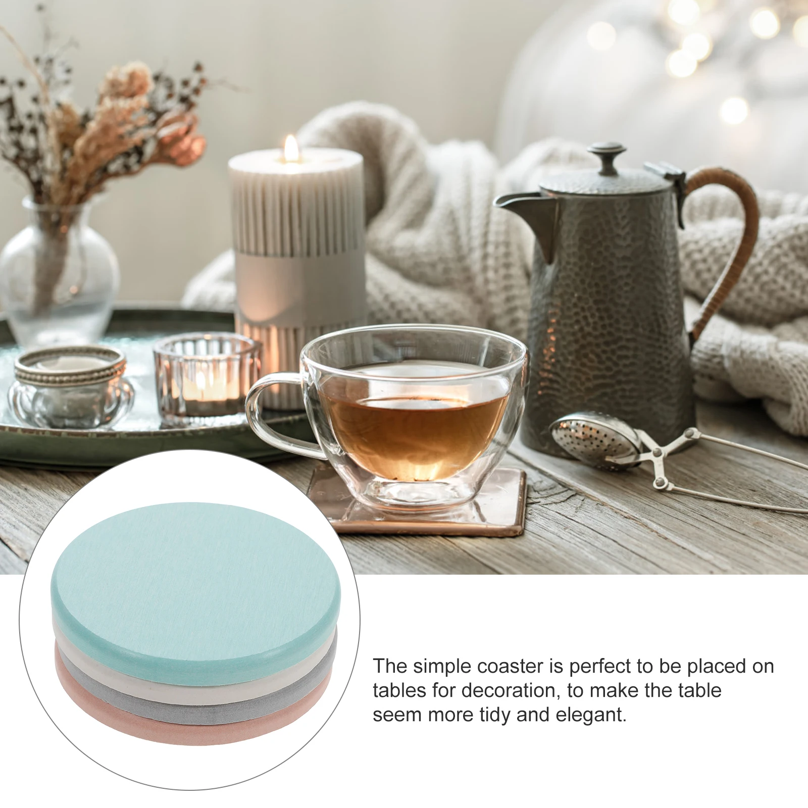 4pcs Waterproof Coasters Absorbent Cup Mats Bathroom Countertop Diatomite Soap Holder Non-Slip Drink Pads Kitchen Restaurant
4pcs Waterproof Coasters Absorbent Cup Mats Bathroom Countertop Diatomite Soap Holder Non-Slip Drink Pads Kitchen Restaurant