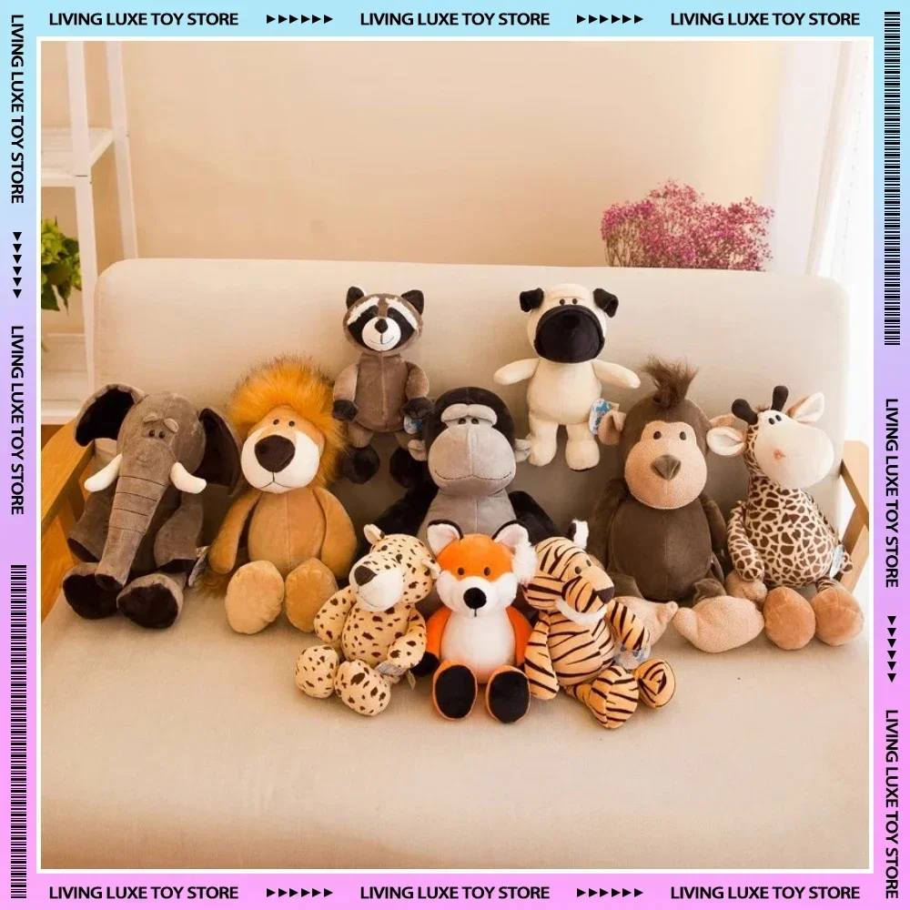 Forest animals doll tiger doll lionele doll phant doll Monkey giraffe plush toy Toys Kids Anime peripherals Children's Day gifts
Forest animals doll tiger doll lionele doll phant doll Monkey giraffe plush toy Toys Kids Anime peripherals Children's Day gifts