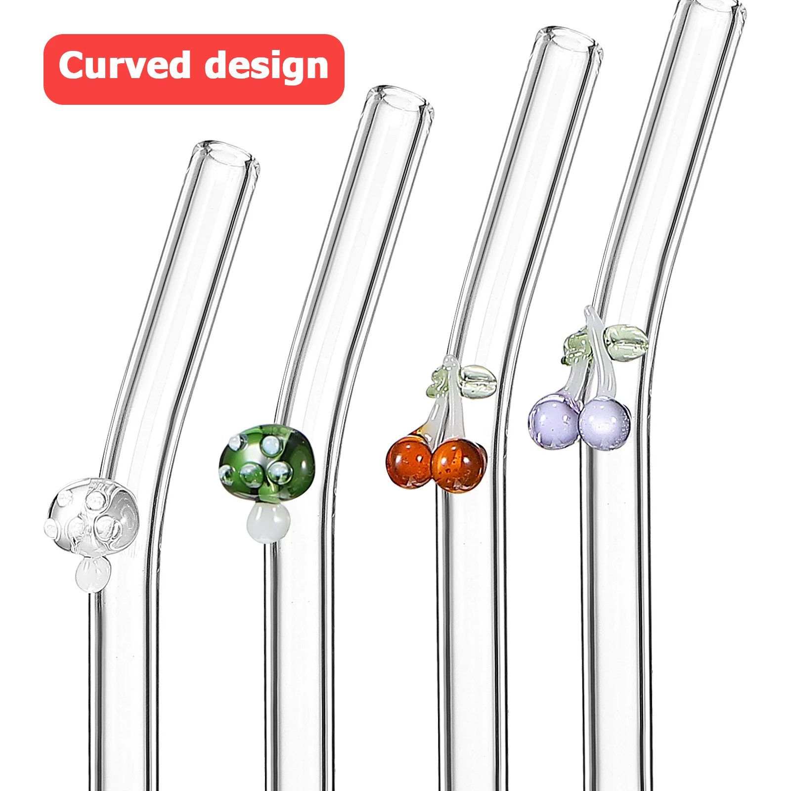 1Set Safe Versatile Glass Straws for Water Milk Tea Juice Coffee Ice Tea with Cleaning Brush Reusable Glass Straws
1Set Safe Versatile Glass Straws for Water Milk Tea Juice Coffee Ice Tea with Cleaning Brush Reusable Glass Straws
