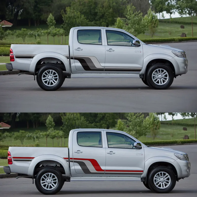 For Toyota Hilux Car Vinyl Stickers modification customized cobar body stripe decal
For Toyota Hilux Car Vinyl Stickers modification customized cobar body stripe decal