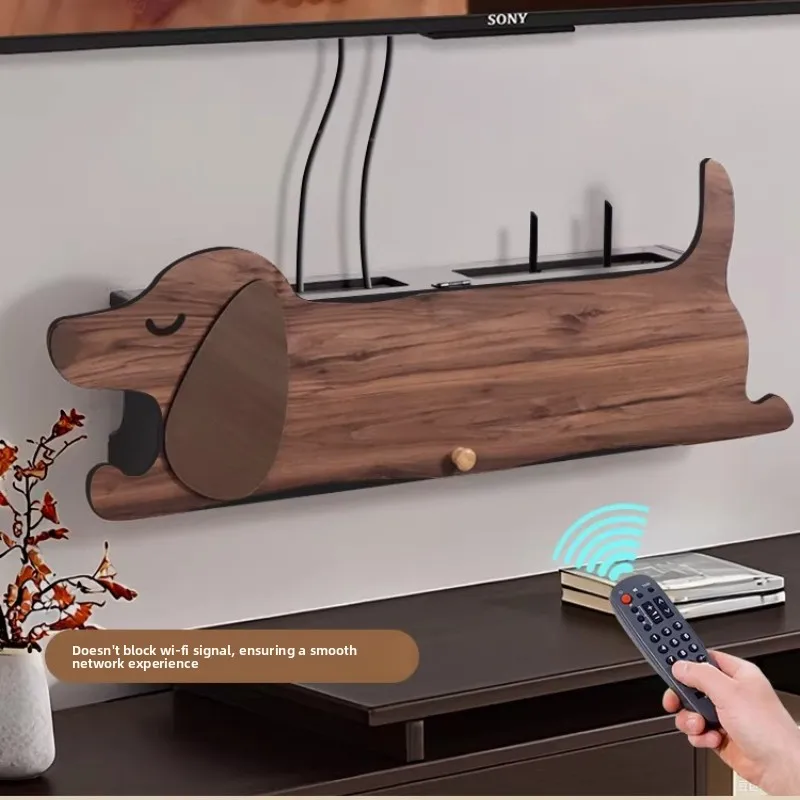 Wall-Mounted Router Storage Box Walnut Cable Management Rack Modem TV Box Cord Hider for Socket Cover WIFI Organizer Shelf
Wall-Mounted Router Storage Box Walnut Cable Management Rack Modem TV Box Cord Hider for Socket Cover WIFI Organizer Shelf