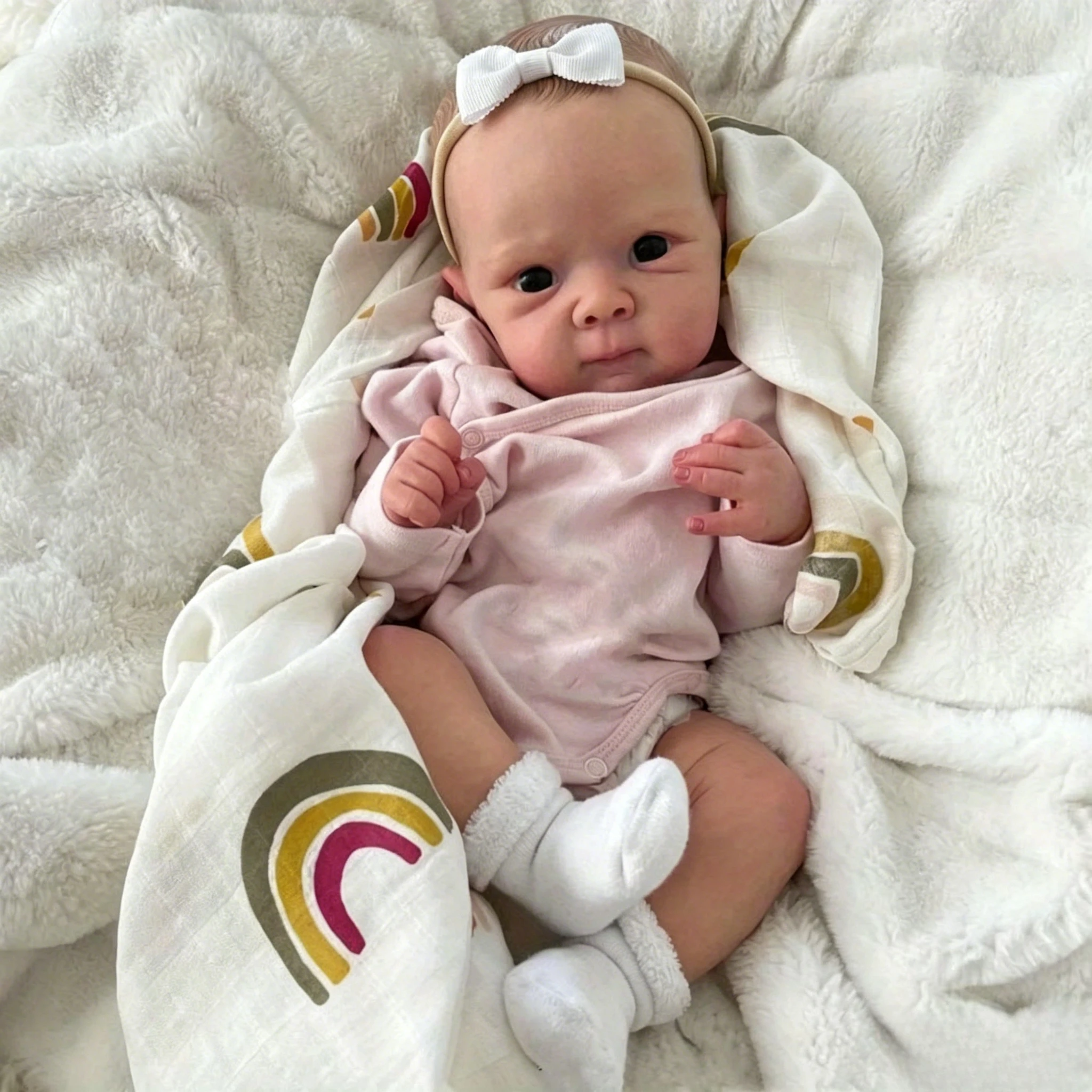 BZDOLL 45cm 18inch Full Soft Vinyl Body Reborn Baby Asleep Doll Child Early Educational Toy
BZDOLL 45cm 18inch Full Soft Vinyl Body Reborn Baby Asleep Doll Child Early Educational Toy