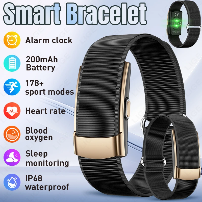 New Ultra-Light Fitness Tracker 170+ Sport Smart Bracelet IP68 Waterproof Alarm Clock Health Heart Rate HRV Smartwatch Pedometer
New Ultra-Light Fitness Tracker 170+ Sport Smart Bracelet IP68 Waterproof Alarm Clock Health Heart Rate HRV Smartwatch Pedometer