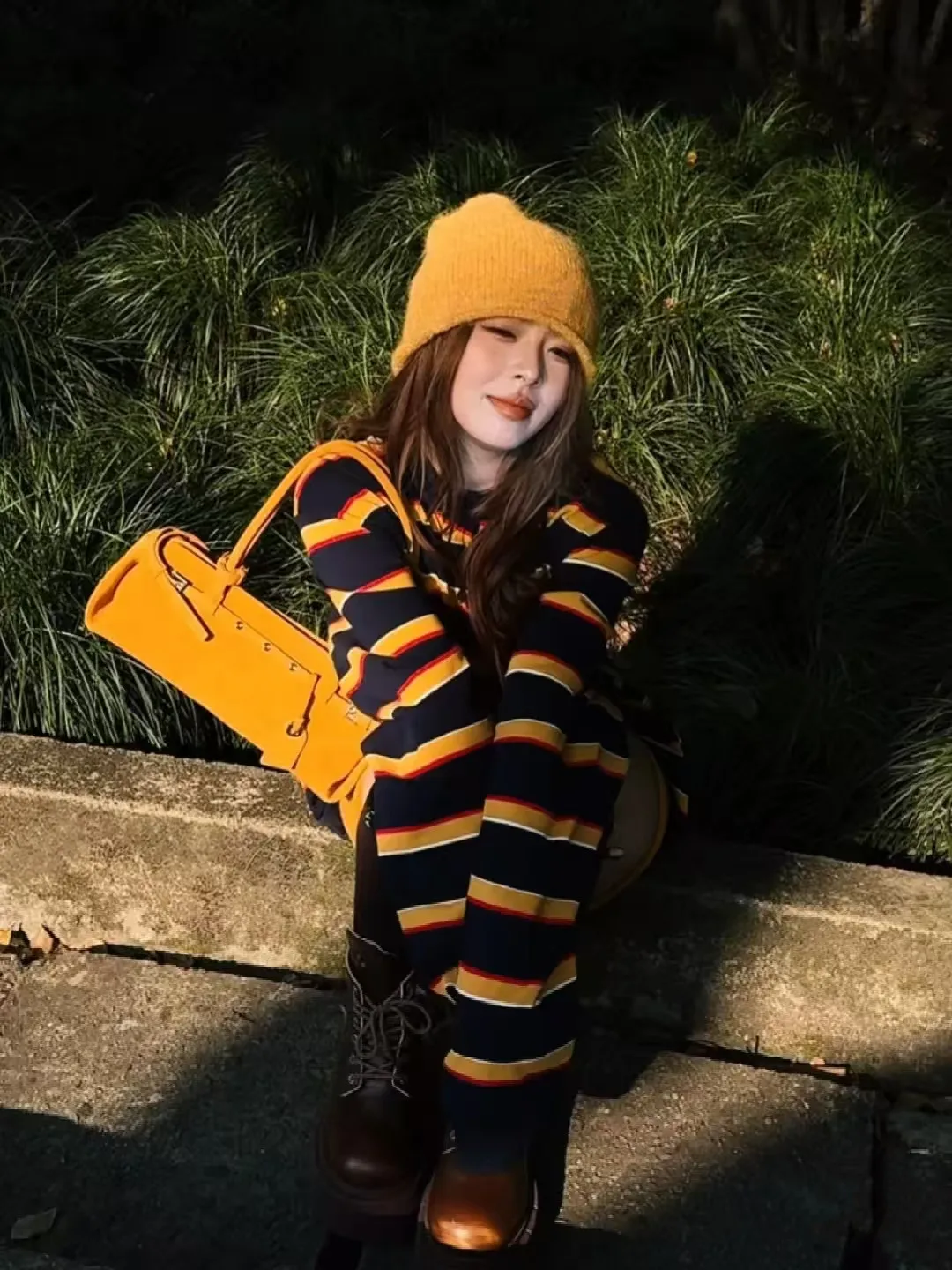 Женская полосатая футболка Miu Series Long Sve Ne, свободная посадка, американская одежда для ленивых, весна-осень-зима, одежда для пар 
Женская полосатая футболка Miu Series Long Sve Ne, свободная посадка, американская одежда для ленивых, весна-осень-зима, одежда для пар