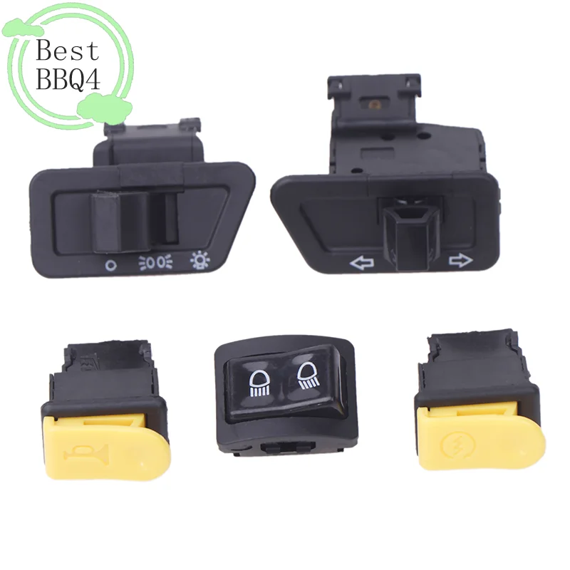 (BBQ4)5Pcs/Set Motorcycle Button Switch Head Light Horn Dimmer Turn Singal Starter High Low Beam Electric Start Button For Moto
(BBQ4)5Pcs/Set Motorcycle Button Switch Head Light Horn Dimmer Turn Singal Starter High Low Beam Electric Start Button For Moto