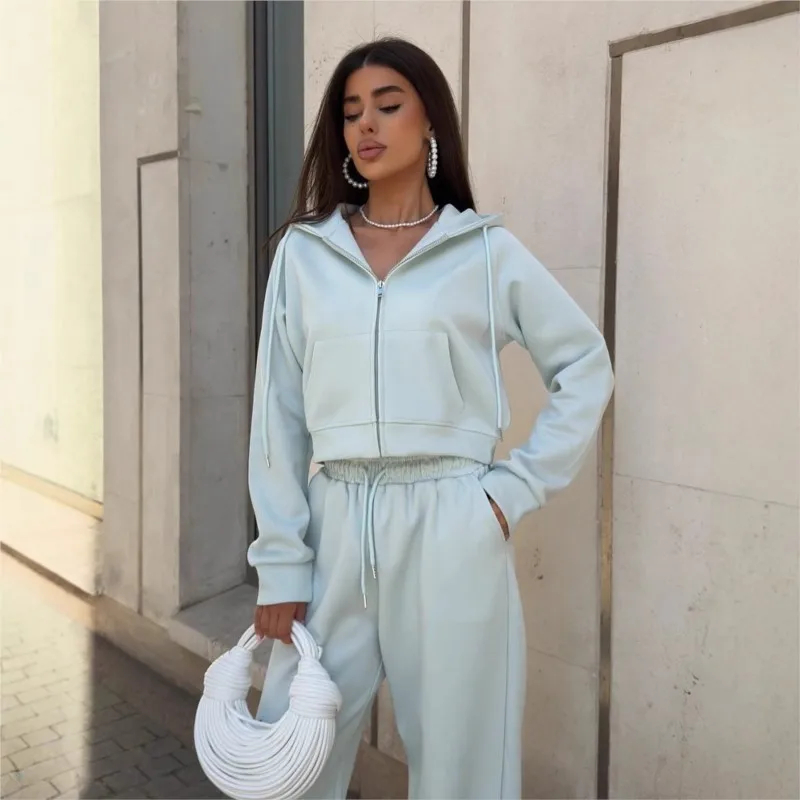 2025 Autumn Womens Trendy Color-Blocked Drawstring Sports Jacket & Pants Two-Piece Casual Set Active Streetwear Tops
2025 Autumn Womens Trendy Color-Blocked Drawstring Sports Jacket & Pants Two-Piece Casual Set Active Streetwear Tops