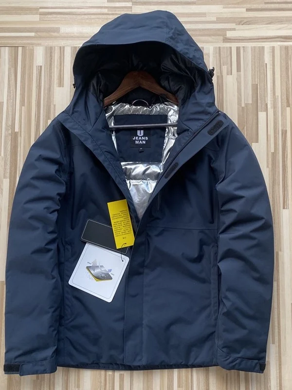 Уличное повседневное мужское пуховое куртка, водонепроницаемое ветрозащитное осенне-зимнее пальто с эластичным уплотнением, эластичное пальто без бренда, молодежный тренд
Уличное повседневное мужское пуховое куртка, водонепроницаемое ветрозащитное осенне-зимнее пальто с эластичным уплотнением, эластичное пальто без бренда, молодежный тренд