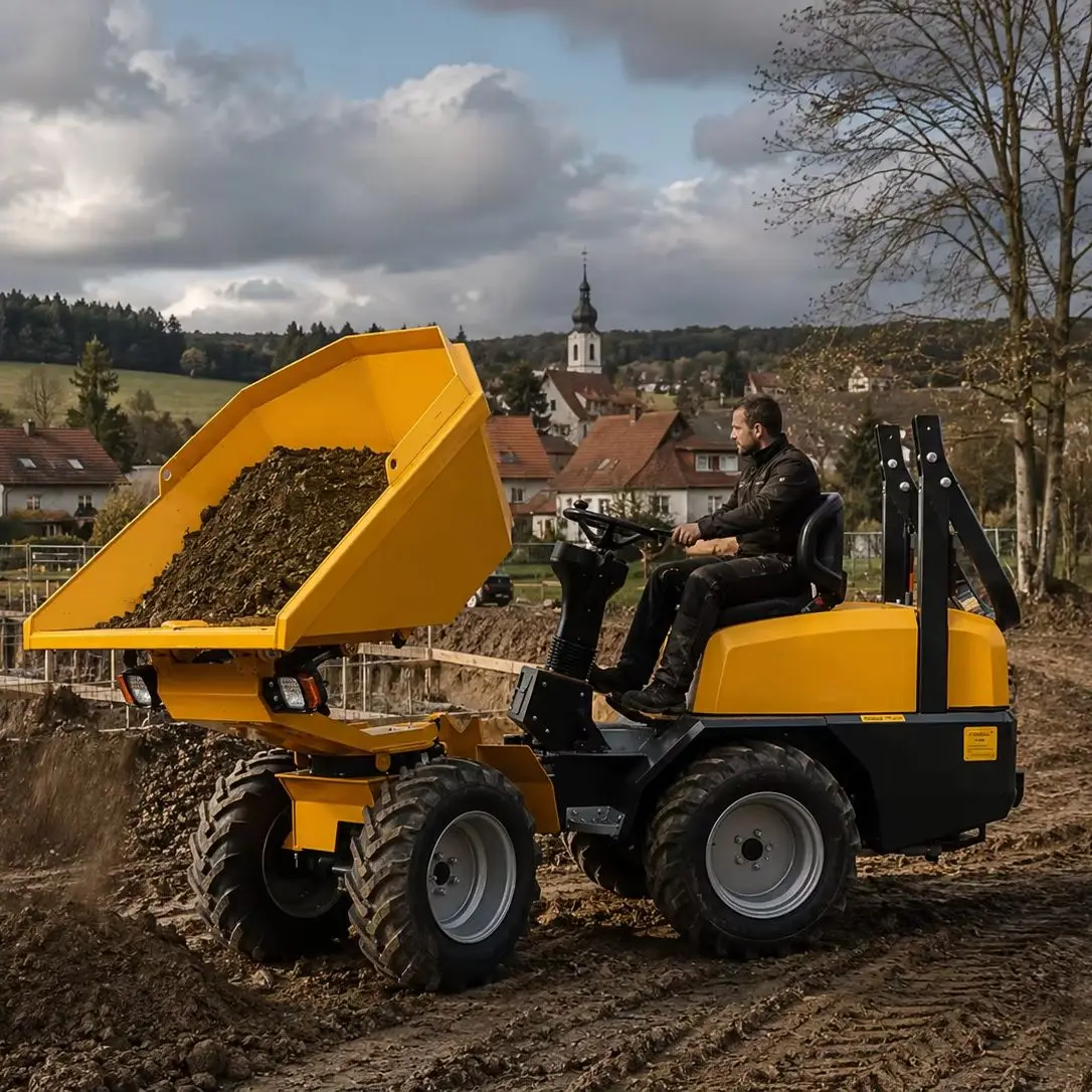 CE Certified Small Dumper Compact Hydraulic Transport Equipment Euro 5 Diesel Engine System
CE Certified Small Dumper Compact Hydraulic Transport Equipment Euro 5 Diesel Engine System