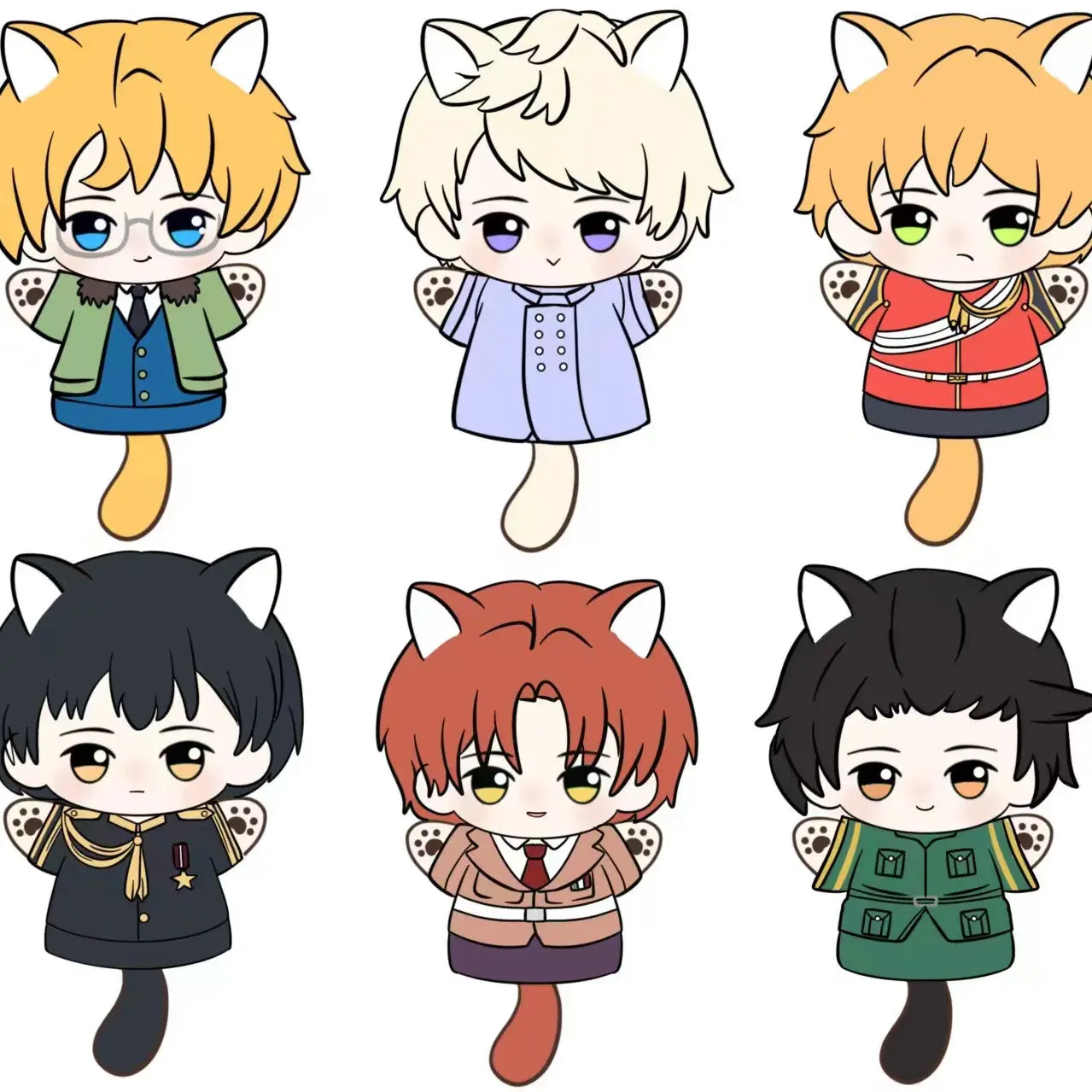 Axis Powers Worlds Stars Hetalia Плюшевая кукла на палец и руку Популярная активность Косплей Игра Игрушка Кукла
Axis Powers Worlds Stars Hetalia Плюшевая кукла на палец и руку Популярная активность Косплей Игра Игрушка Кукла