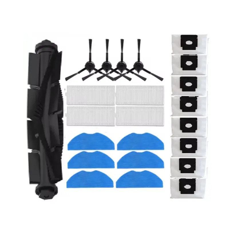 For 360 S8 Plus/EZVIZ RE4 Plus/RE5 Plus/RC3 Plus Accessories- 23 Pcs Roller Side Brush HEPA Filter Mop Pad Dust Bag
For 360 S8 Plus/EZVIZ RE4 Plus/RE5 Plus/RC3 Plus Accessories- 23 Pcs Roller Side Brush HEPA Filter Mop Pad Dust Bag