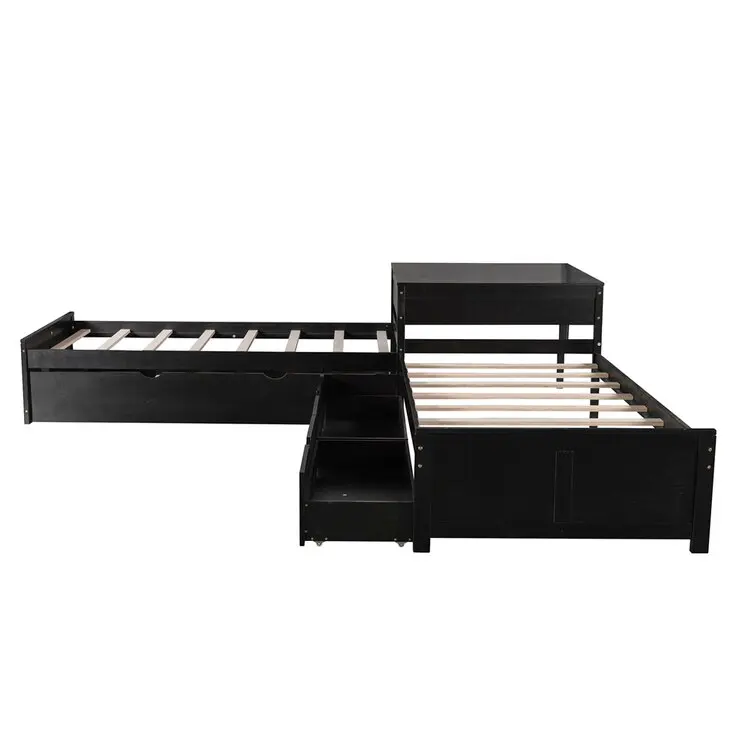 Kainice Modern Latest White Wooden Box Corner Bed Designs Melamine Trundle Twin Size Bed Frame Luxury Wood for Living Room
Kainice Modern Latest White Wooden Box Corner Bed Designs Melamine Trundle Twin Size Bed Frame Luxury Wood for Living Room