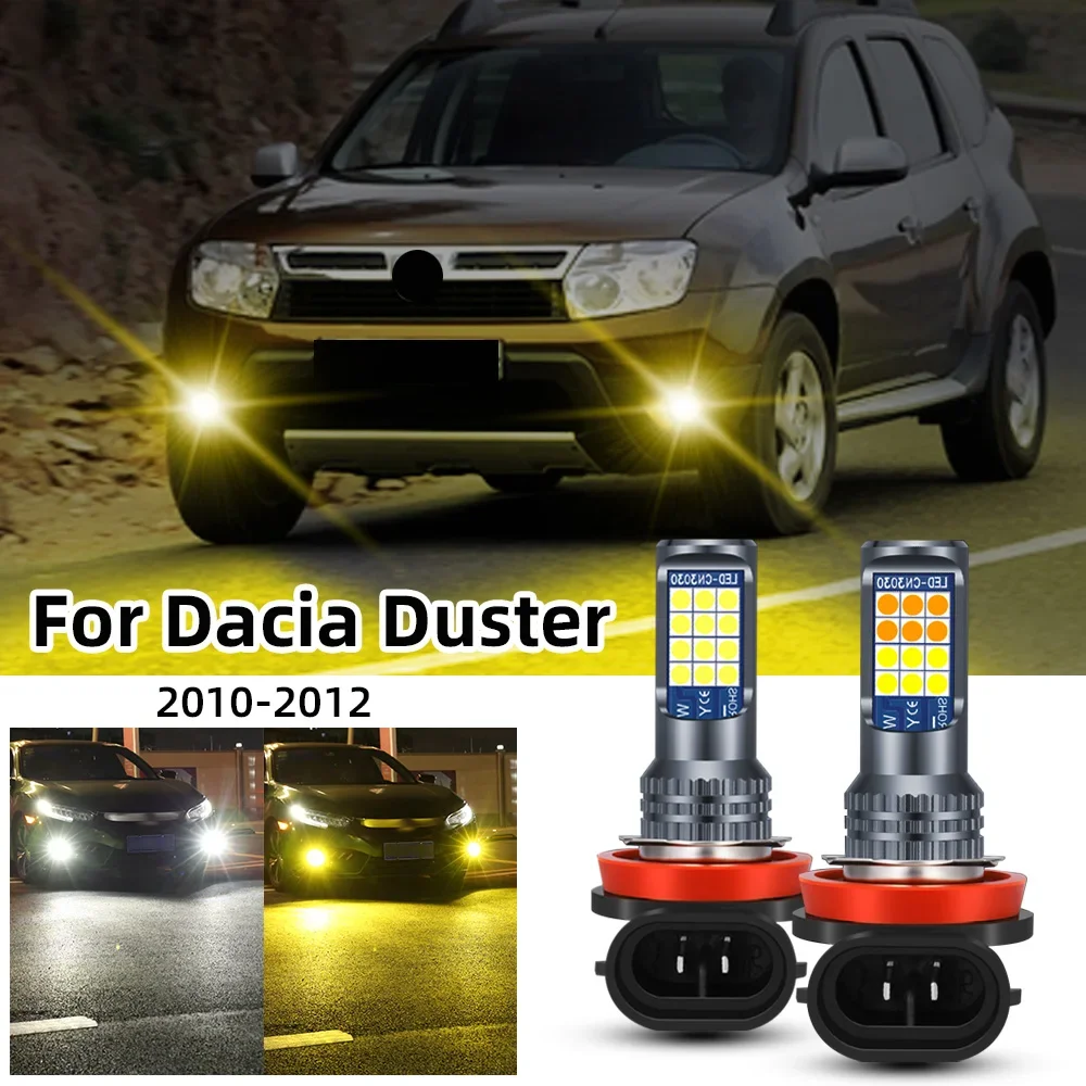 2Pcs Double Colors Flash LED Fog Lamp Bulbs For Dacia Duster 2010 2011 2012 Front Driving Light White Canbus
2Pcs Double Colors Flash LED Fog Lamp Bulbs For Dacia Duster 2010 2011 2012 Front Driving Light White Canbus