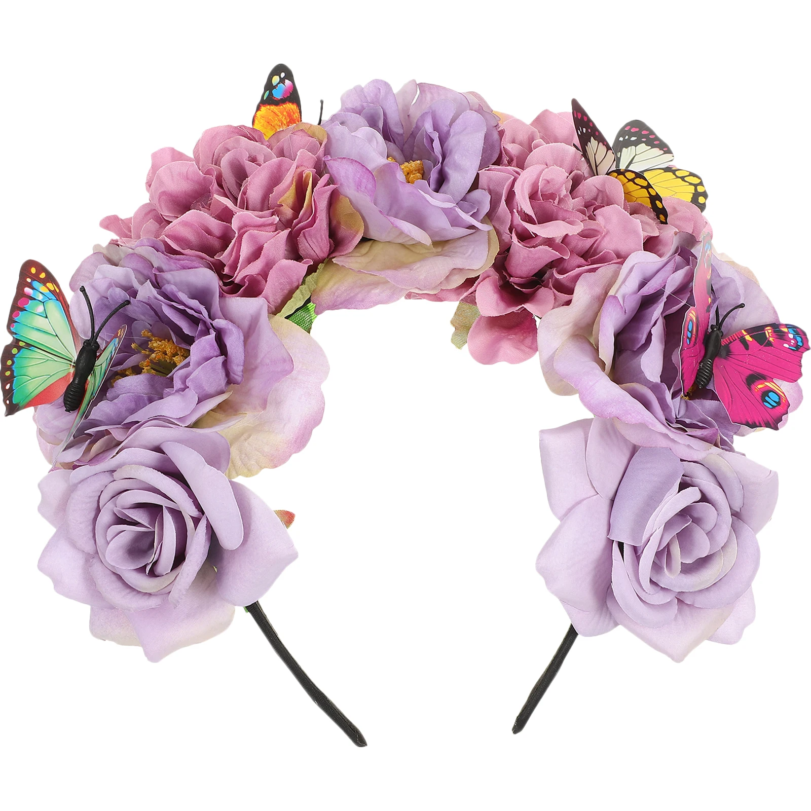 Artificial Flower Headband Realistic Butterfly Decoration Women Bohemian Vacation Party Hairstyle Accessories Prom Halloween
Artificial Flower Headband Realistic Butterfly Decoration Women Bohemian Vacation Party Hairstyle Accessories Prom Halloween