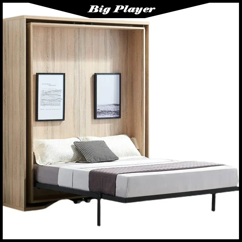 Rotary folding invisible Small apartment flip folding Living room wall bed Study invisible bed Wall bed Hardware
Rotary folding invisible Small apartment flip folding Living room wall bed Study invisible bed Wall bed Hardware