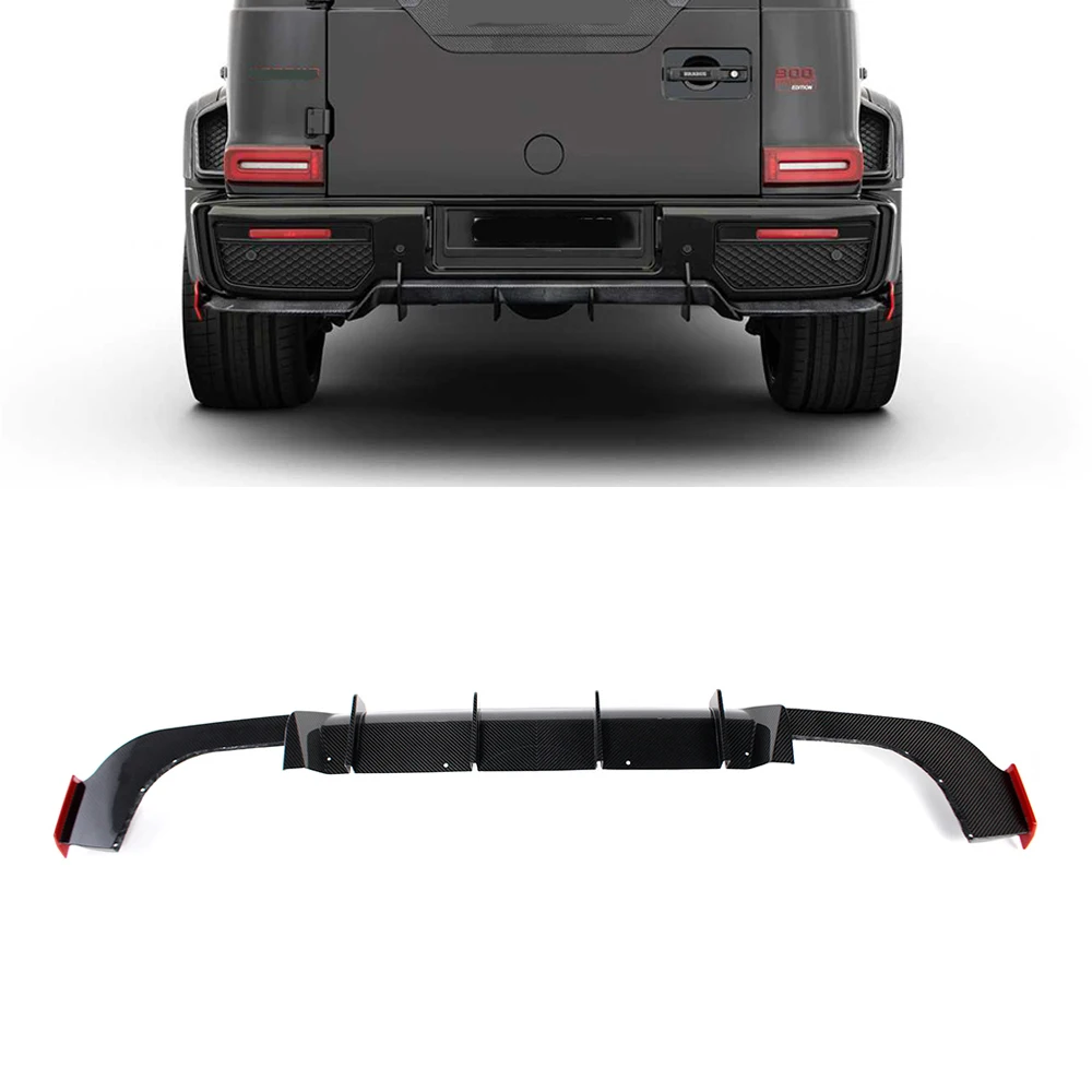 For DRY CARBON FIBER G Class W463A W464 G500 G350 G63 Rear Diffuser Car Back Bumper Lip Spoiler Fins Protector Cover Tail Pipe
For DRY CARBON FIBER G Class W463A W464 G500 G350 G63 Rear Diffuser Car Back Bumper Lip Spoiler Fins Protector Cover Tail Pipe