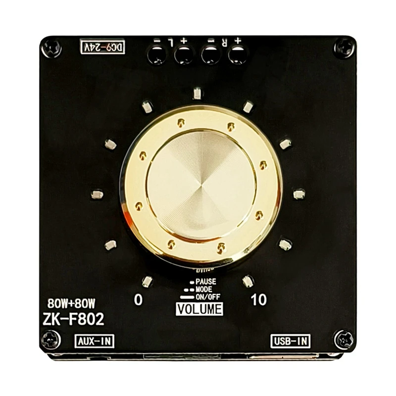 ZK-F802 5.1 Bluetooth 80W 2.0 Channel Power Amplifier Board Parts With Short Circuit Protection For Sound Box
ZK-F802 5.1 Bluetooth 80W 2.0 Channel Power Amplifier Board Parts With Short Circuit Protection For Sound Box