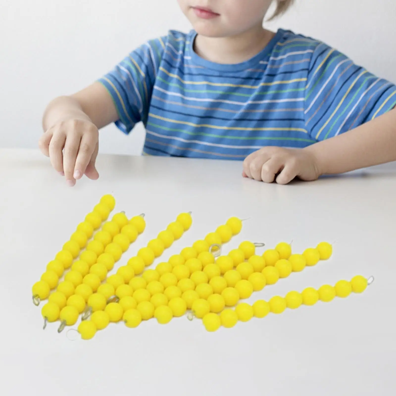 Montessori Bead Chains Toddler Math Counting Toy Preschool Color Learning for Kids Early Education
Montessori Bead Chains Toddler Math Counting Toy Preschool Color Learning for Kids Early Education