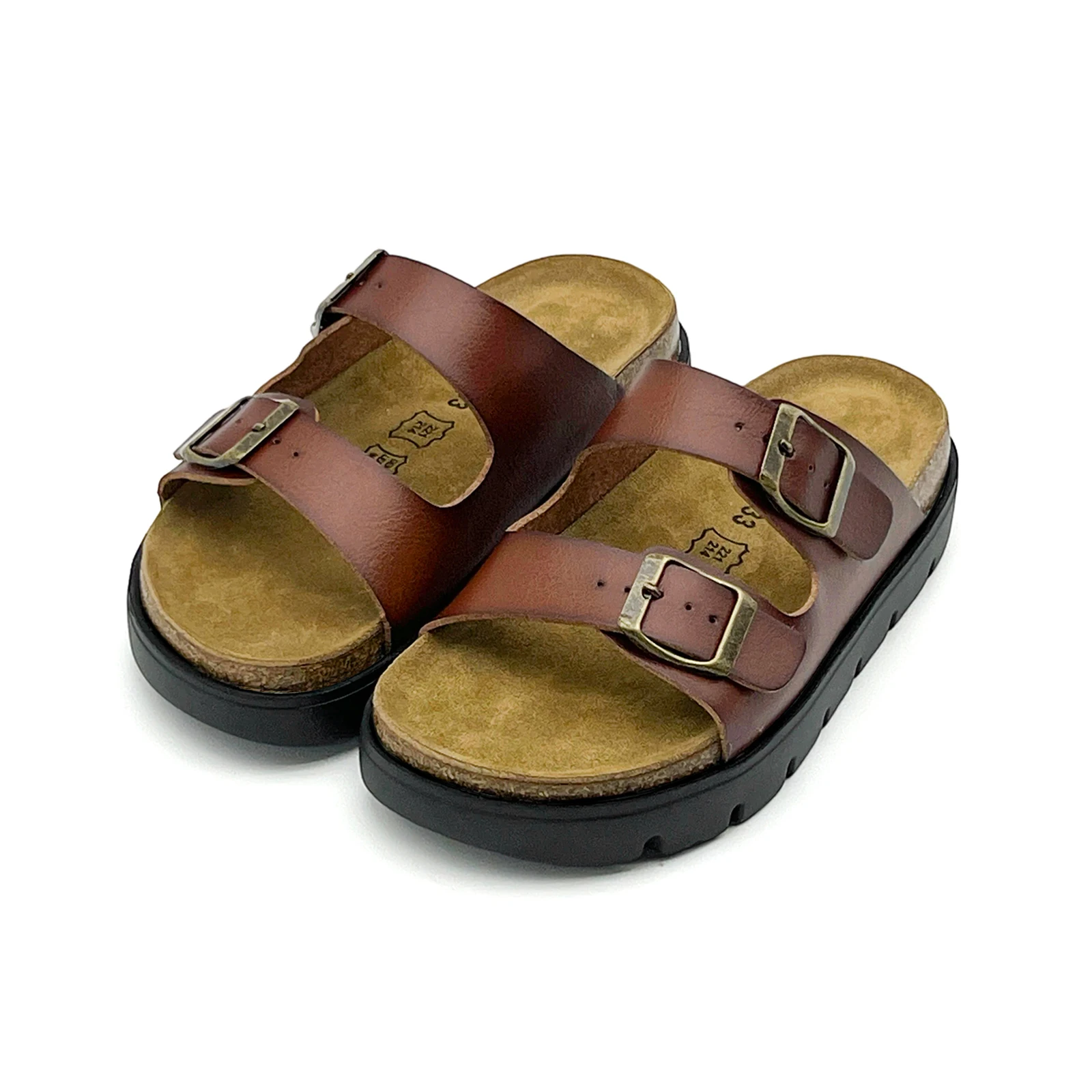 Kids Platform Slide Sandals Cork Latex Footbed Arch Support PU Double Buckle Non-Slip Summer Outdoor Beach Slides For Boys Girls
Kids Platform Slide Sandals Cork Latex Footbed Arch Support PU Double Buckle Non-Slip Summer Outdoor Beach Slides For Boys Girls