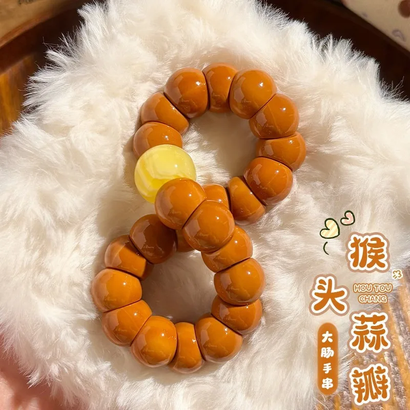 Carved Wild Walnut Garlic Clove Large Intestine Hand Twisted Bracelet Single Circle Finger Play Blessing Prayer Gifts
Carved Wild Walnut Garlic Clove Large Intestine Hand Twisted Bracelet Single Circle Finger Play Blessing Prayer Gifts