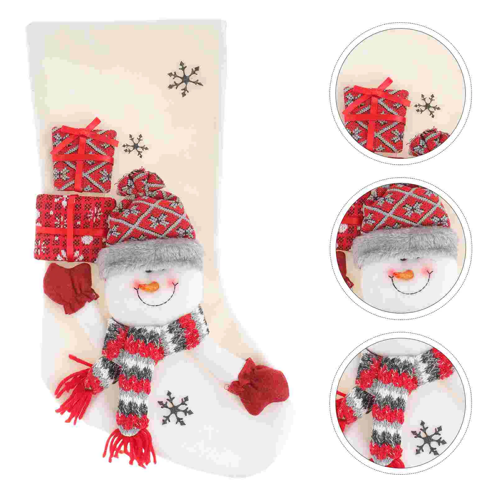 Xmas Stocking Decor Christmas Tree Hanging Socks Holiday Decorations Gift Bags White
Xmas Stocking Decor Christmas Tree Hanging Socks Holiday Decorations Gift Bags White